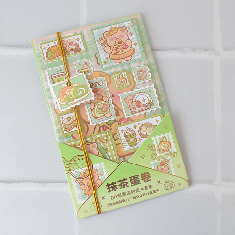 Set Cartita matcha cake