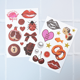 Set Stickers Glam