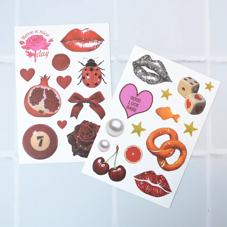 Set Stickers Glam 1