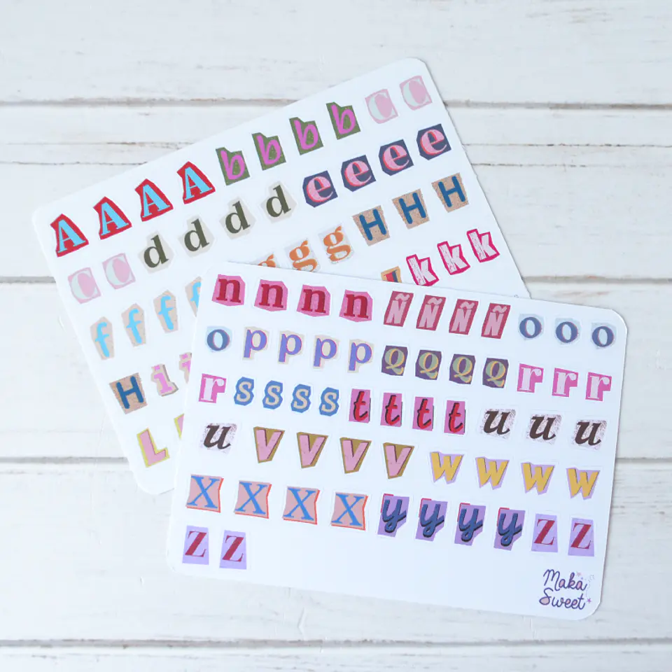 Letras Collage 1