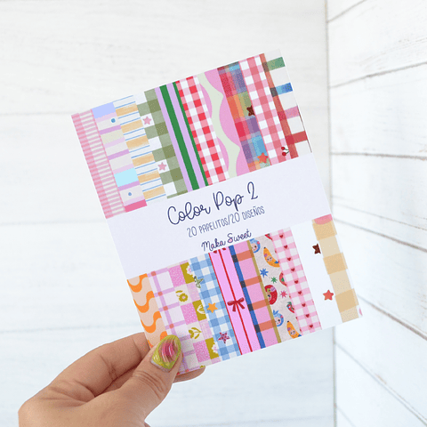 PREVENTA - Papelitos Color Pop 2