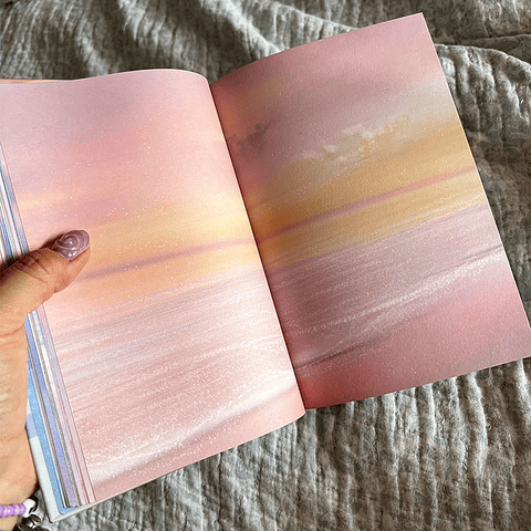 Libreta paisaje tonos pasteles