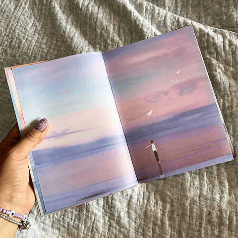 Libreta paisaje tonos pasteles