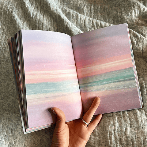 Libreta paisaje tonos pasteles