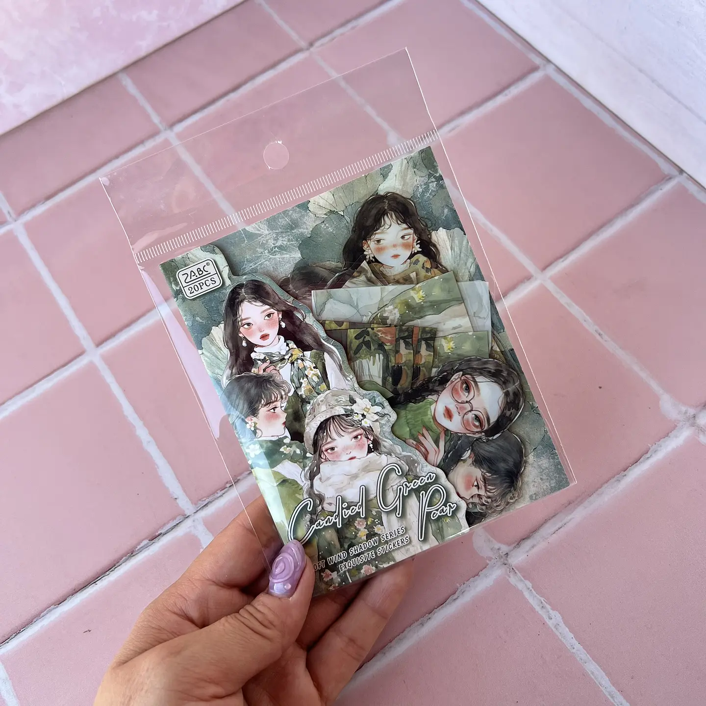 Stickers Niñas Candied Green  1