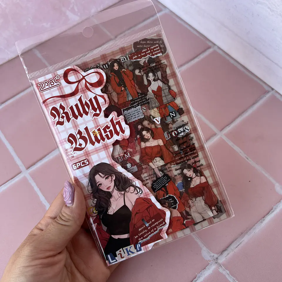 Stickers Niña Ruby Blush  1