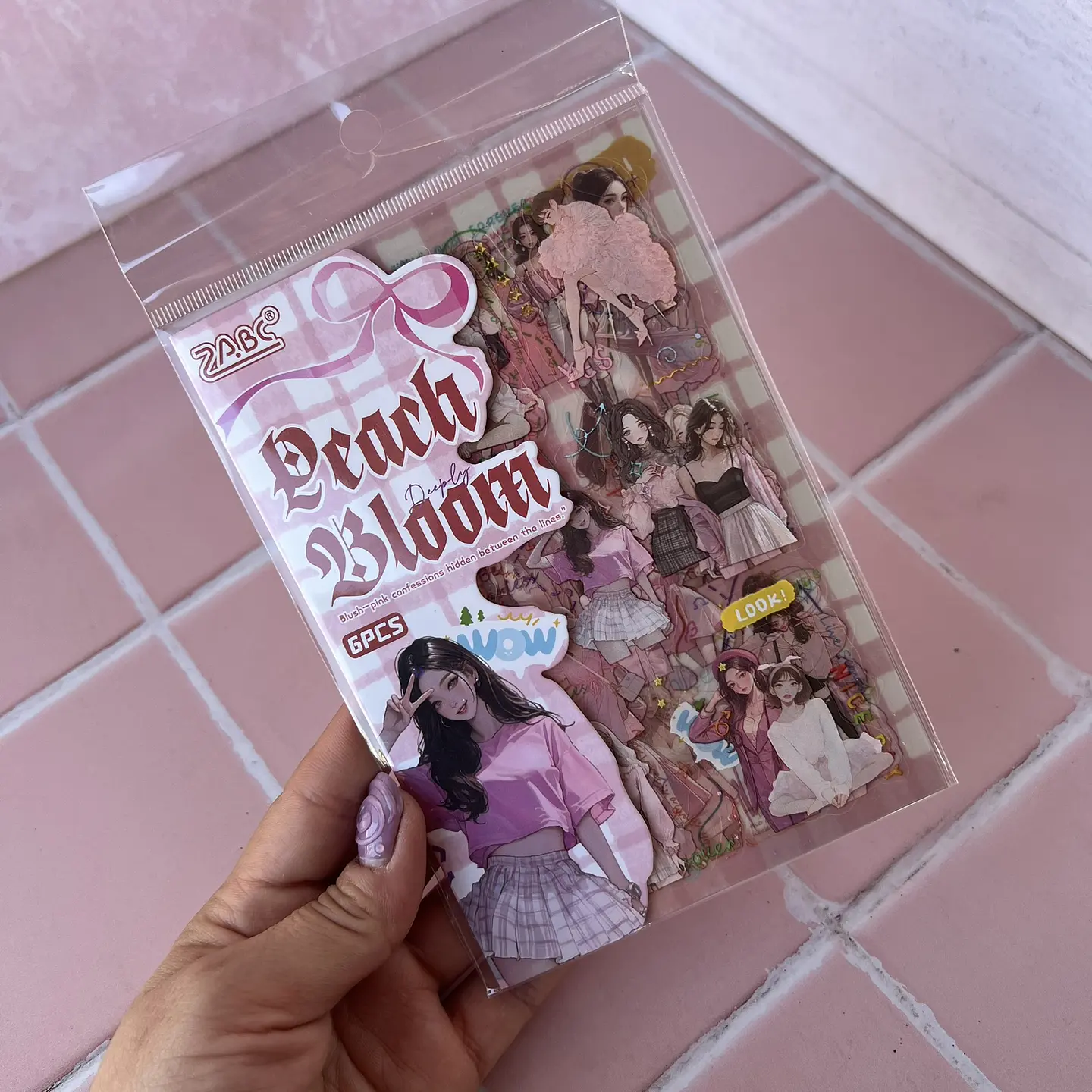 Stickers Niñas Peach Bloom 1