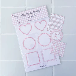 Papelitos Recortables Coquette