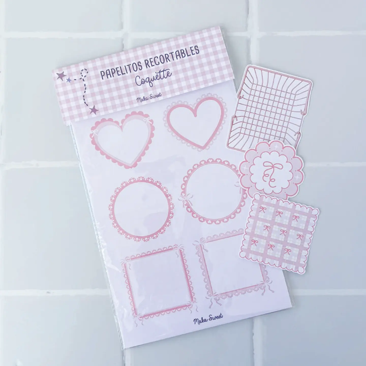 Papelitos Recortables Coquette 1