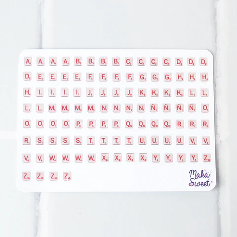 Letras Scrabble Mini