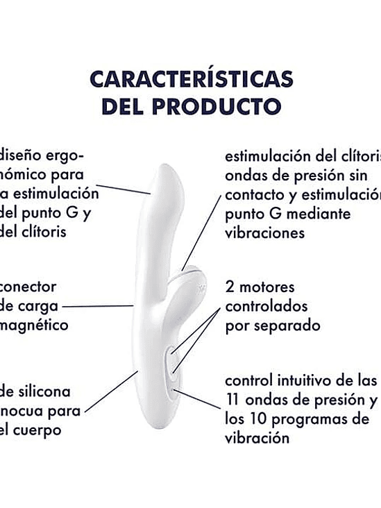 Vibrador / Succionador Satisfyer Pro+ Punto G 5
