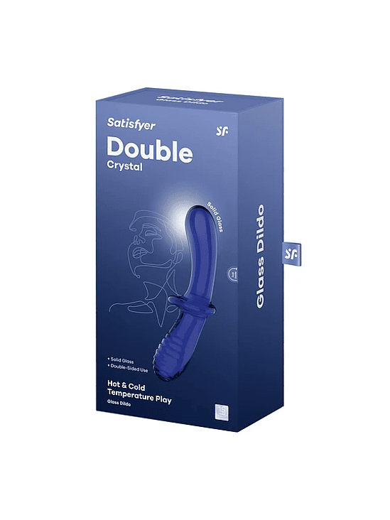 Dildo Unisex Satisfyer Cristal Doble 5