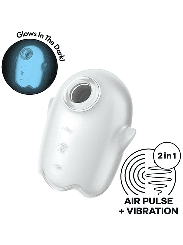 Vibrador con Pulso de Aire Glowing Ghost Satisfyer 5