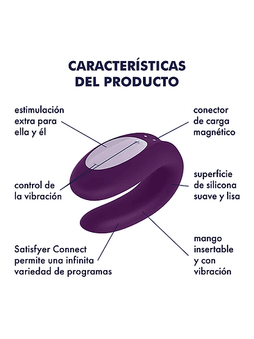 Vibrador Satisfyer Double Joy con APP 4