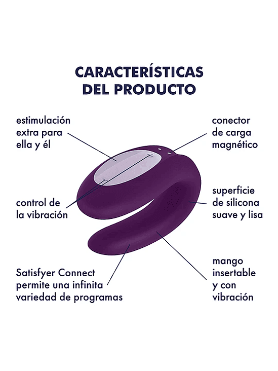 Vibrador Satisfyer Double Joy con APP 4