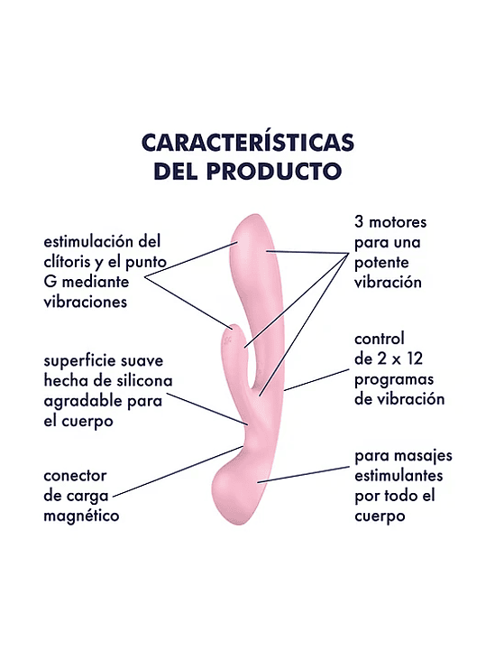 Vibrador 2 en 1 Triple OH 4