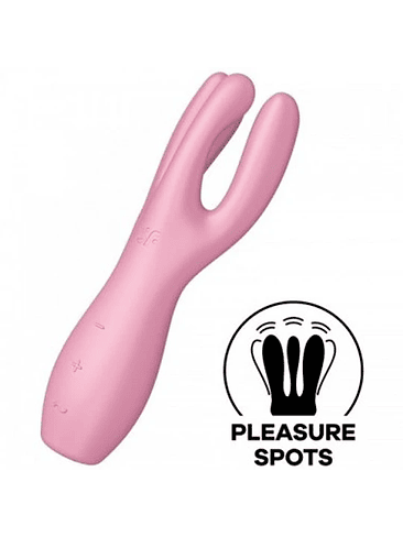 Vibrador Satisfyer de contacto con 3 motores Threesome 3