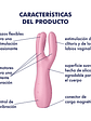 Vibrador Satisfyer de contacto con 3 motores Threesome - Miniatura 4