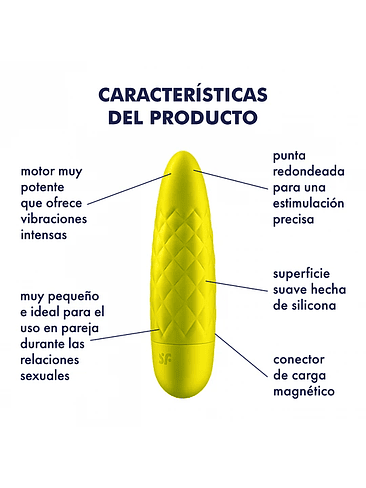 Vibrador Bala Satisfyer Ultra Power Bullet 5 10