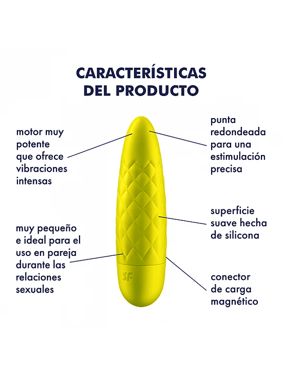 Vibrador Bala Satisfyer Ultra Power Bullet 5 10