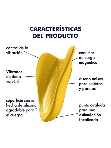 Vibrador de Dedo Versátil Satisfyer High Fly 4