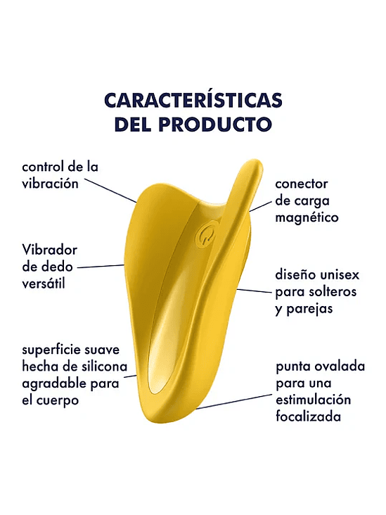 Vibrador de Dedo Versátil Satisfyer High Fly 4