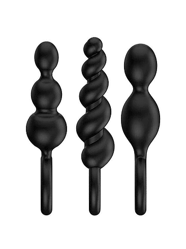 Set Entrenamiento Anal Satisfyer Negro 1