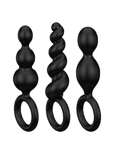 Set Entrenamiento Anal Satisfyer Negro 2