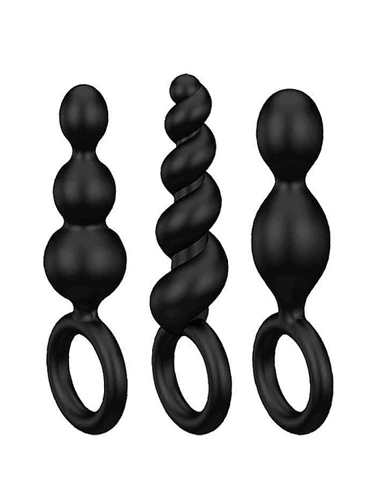 Set Entrenamiento Anal Satisfyer Negro 2