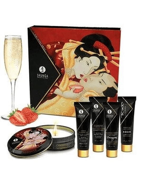 Kit Secretos de la Geisha Frutilla Shunga 1