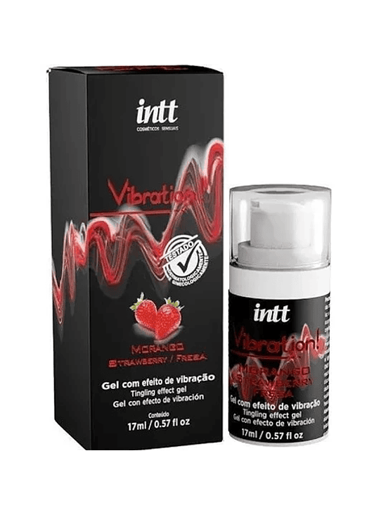 Gel Vibration con Sabores Intt 1