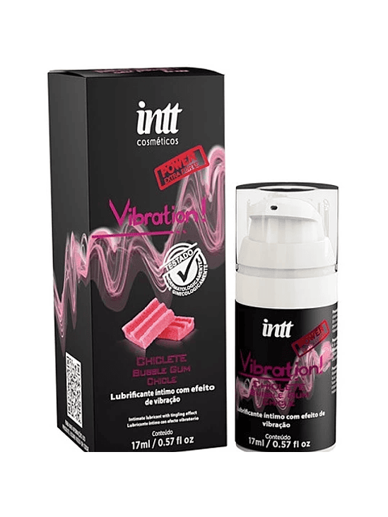 Gel Vibration con Sabores Intt 3