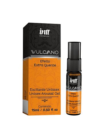 Gel Exitante Unisex Efecto Calor Vulcano Intt 2