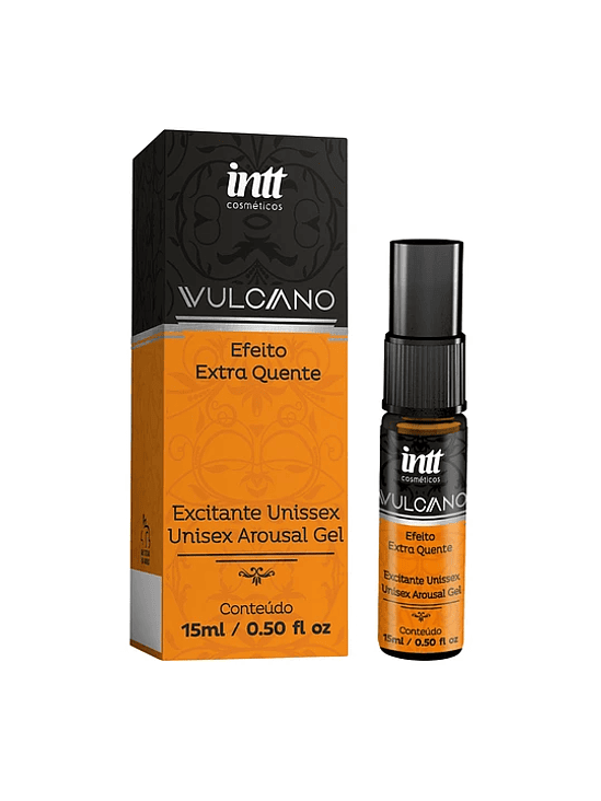 Gel Exitante Unisex Efecto Calor Vulcano Intt 2