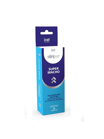 Gel Estimulante Masculino Super Macho Intt 1