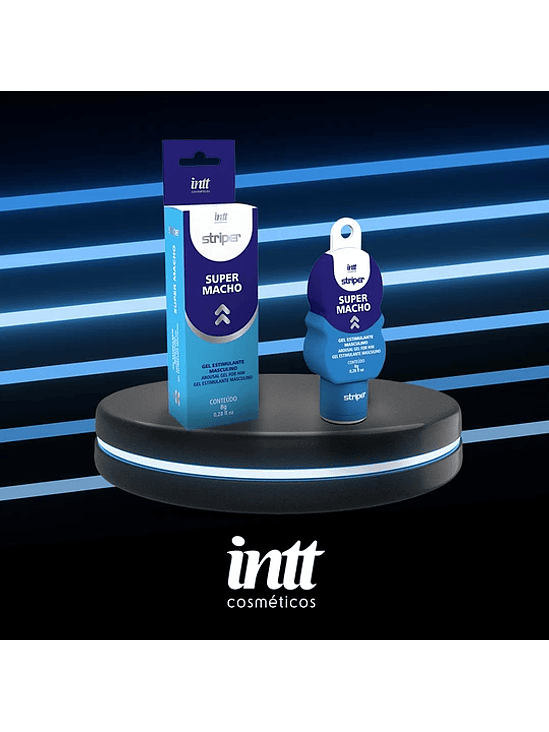 Gel Estimulante Masculino Super Macho Intt 3