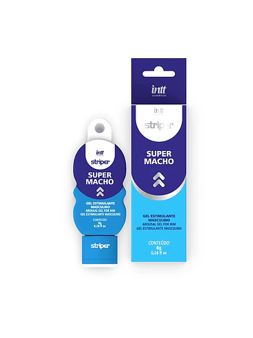 Gel Estimulante Masculino Super Macho Intt 4
