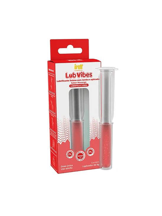 Lubricante con Sabor y Vibración Lub Vibes Intt 3