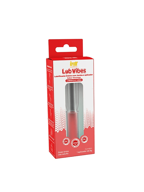 Lubricante con Sabor y Vibración Lub Vibes Intt 6