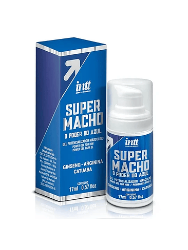 Gel Potenciador Masculino Super Macho Intt 1