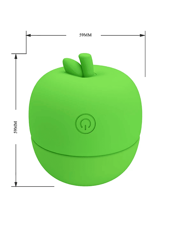Vibrador Masajeador Secreto de Manzana Verde 4