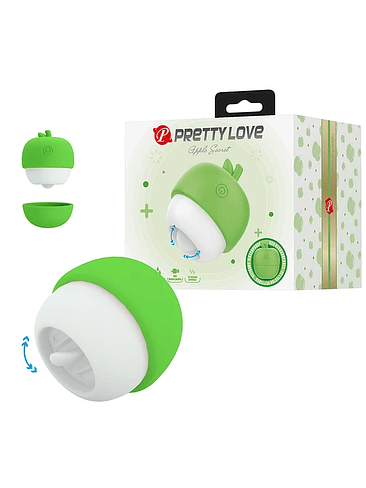 Vibrador Masajeador Secreto de Manzana Verde 6