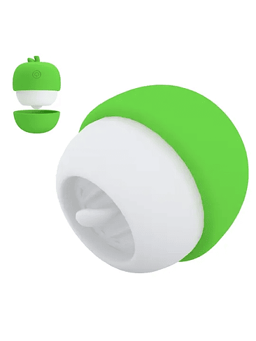 Vibrador Masajeador Secreto de Manzana Verde 7