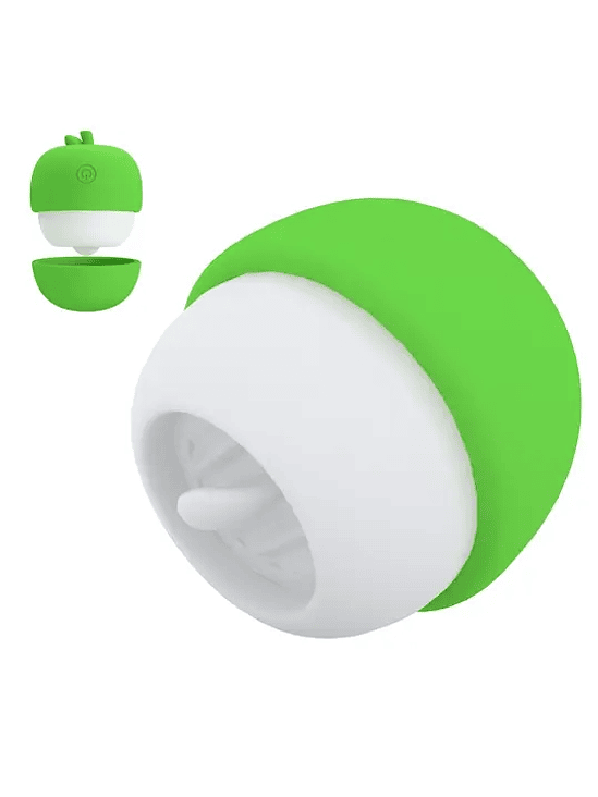 Vibrador Masajeador Secreto de Manzana Verde 7