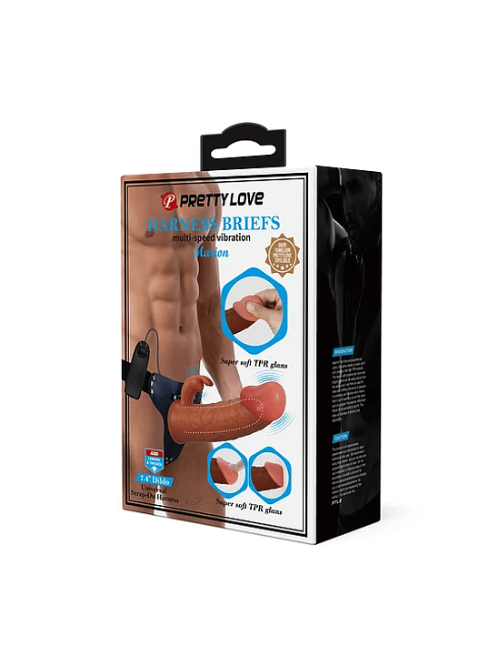 Arnés con Dildo realistico PVC 6