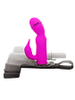 Arnés con conejo vibrador silicona ( vibración variable) - Miniatura 2