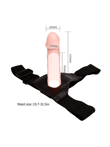 Arnés con Dildo Hueco 2