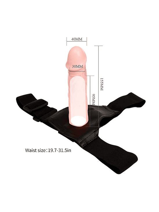 Arnés con Dildo Hueco 2