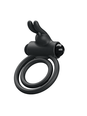 Anillo Vibrador Doble c/Conejo 1