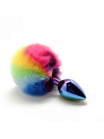Plug Anal Metálico Multicolor Wooomy Filippi 3